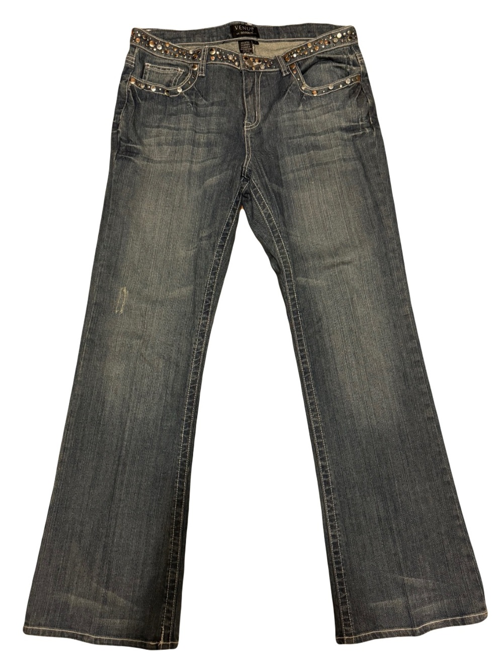 New! VENUS Studded Waist Jeans - Picture 3 of 12